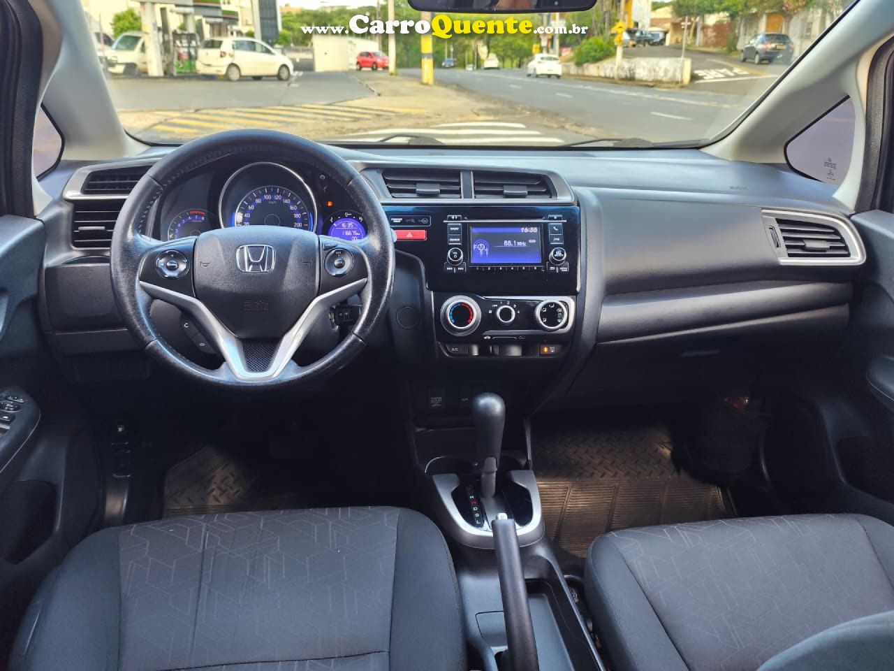 HONDA   FIT EXSEX 1.5 FLEXFLEXONE 16V 5P AUT.   CINZA 2016 1.5 GASOLINA - Loja