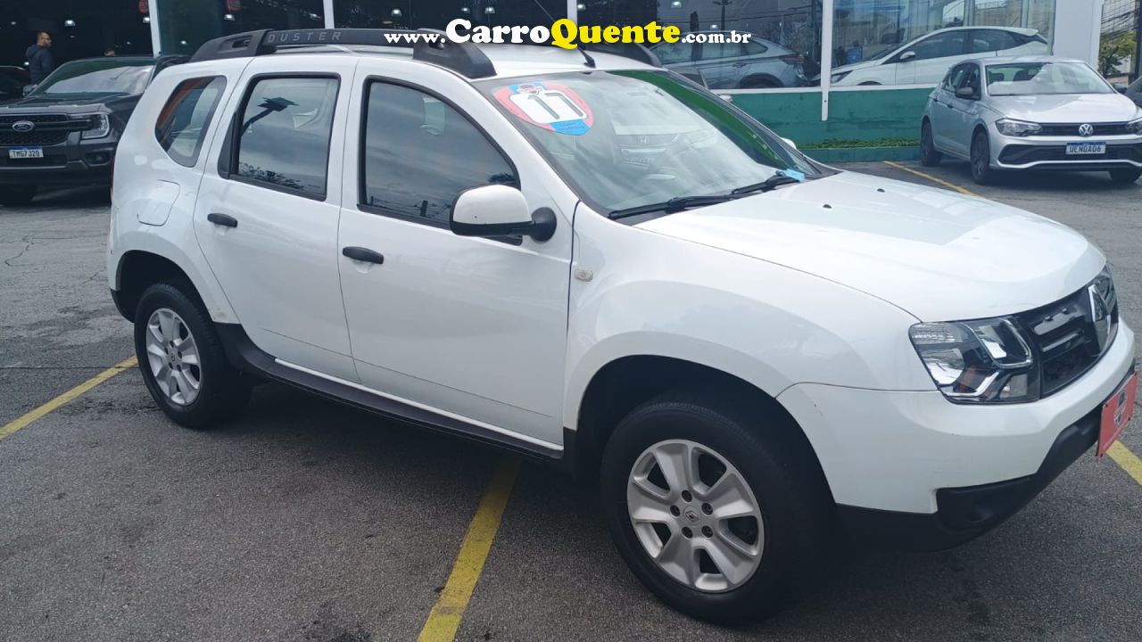 RENAULT   DUSTER EXPRESSION 1.6 HI-FLEX 16V MEC.   BRANCO 2017 1.6 FLEX - Loja