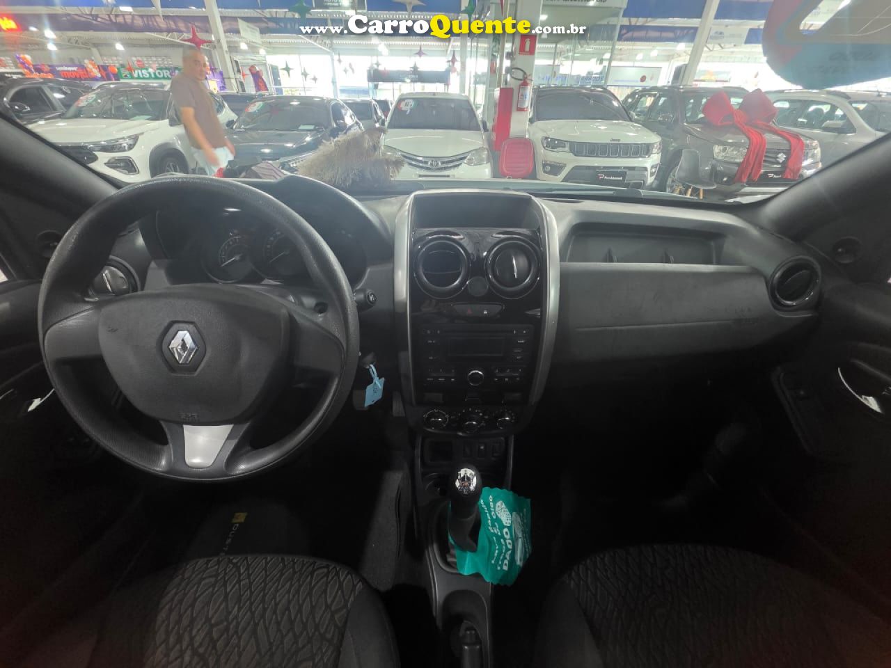 RENAULT   DUSTER EXPRESSION 1.6 HI-FLEX 16V MEC.   BRANCO 2017 1.6 FLEX - Loja