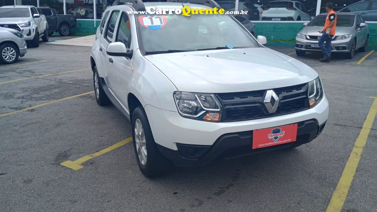 RENAULT   DUSTER EXPRESSION 1.6 HI-FLEX 16V MEC.   BRANCO 2017 1.6 FLEX - Loja