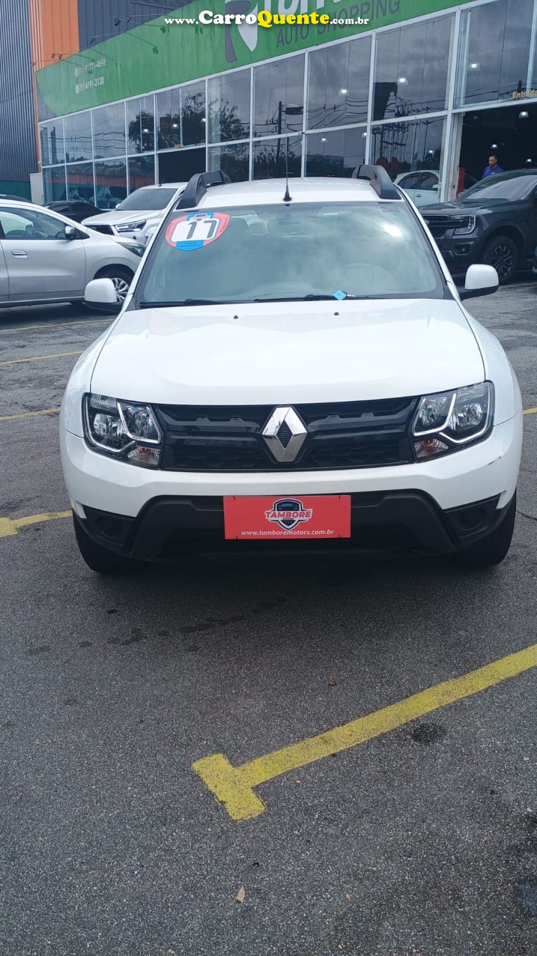 RENAULT   DUSTER EXPRESSION 1.6 HI-FLEX 16V MEC.   BRANCO 2017 1.6 FLEX - Loja