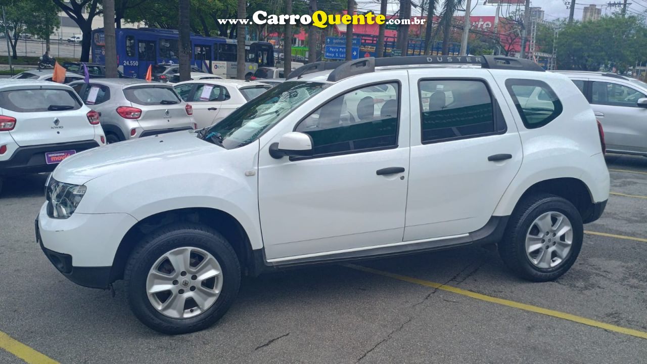 RENAULT   DUSTER EXPRESSION 1.6 HI-FLEX 16V MEC.   BRANCO 2017 1.6 FLEX - Loja