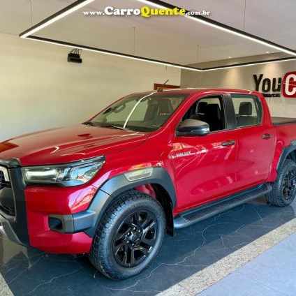 TOYOTA   HILUX CD CONQUEST 4X4 2.8  DIE.AUT   VERMELHO 2024 2.8 DIESEL