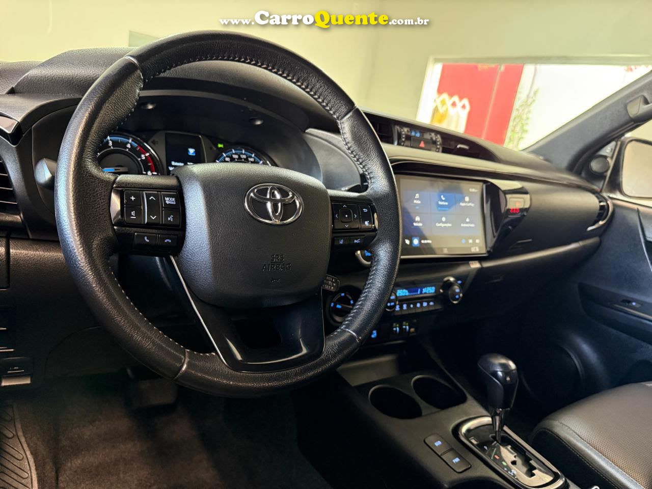TOYOTA   HILUX CD CONQUEST 4X4 2.8  DIE.AUT   VERMELHO 2024 2.8 DIESEL - Loja