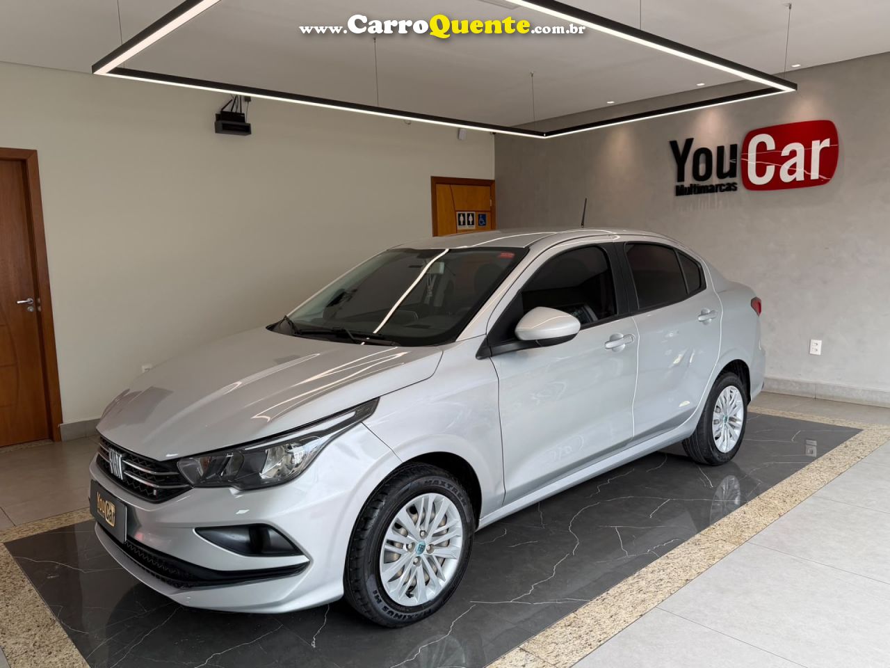 FIAT   CRONOS DRIVE 1.3 8V FLEX   PRATA 2023 1.3 FLEX - Loja