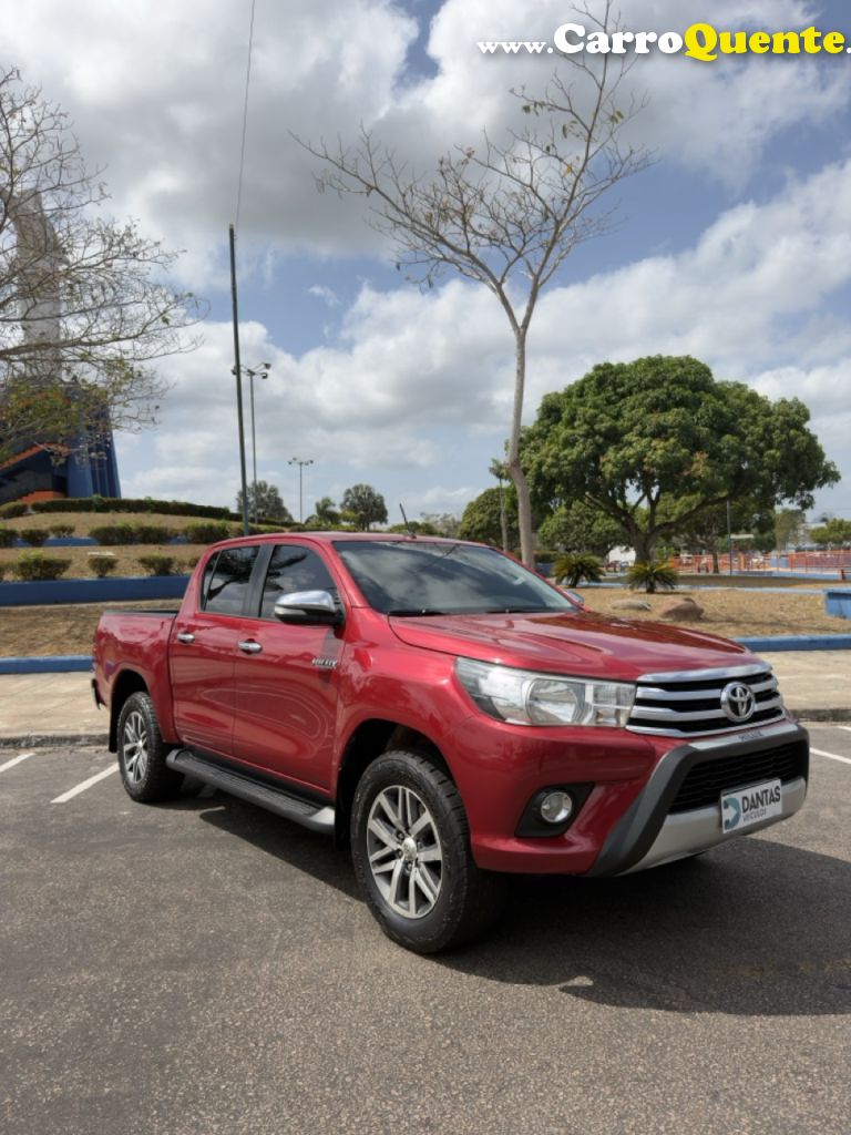 TOYOTA   HILUX CD SRV 4X4 2.8 TDI DIESEL AUT.   VERMELHO 2017 2.8 DIESEL - Loja