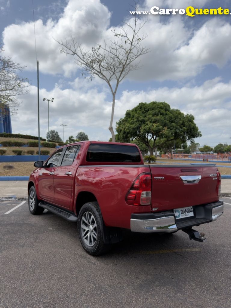 TOYOTA   HILUX CD SRV 4X4 2.8 TDI DIESEL AUT.   VERMELHO 2017 2.8 DIESEL - Loja