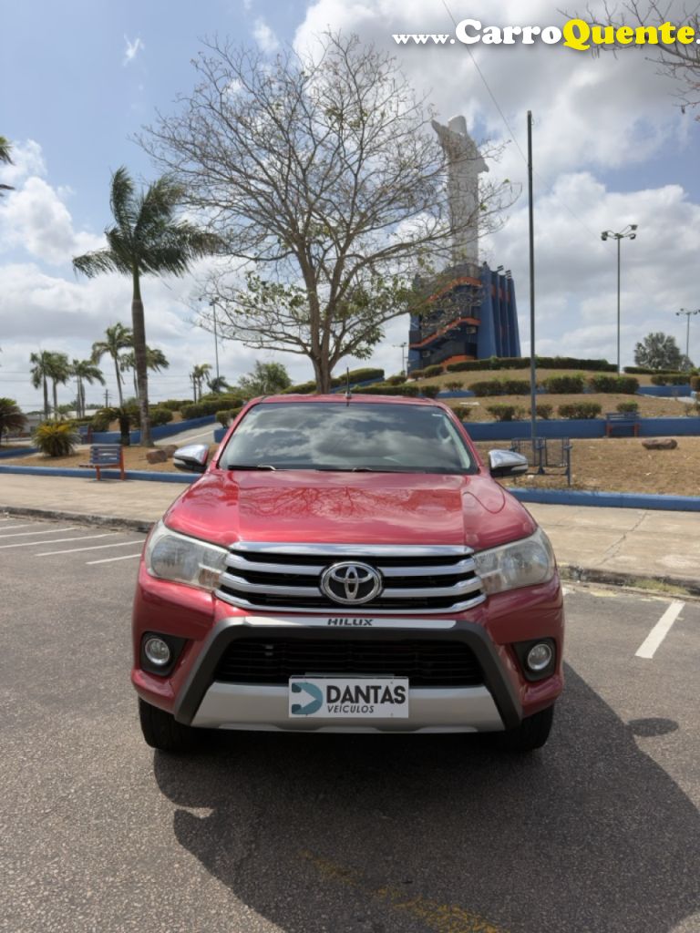 TOYOTA   HILUX CD SRV 4X4 2.8 TDI DIESEL AUT.   VERMELHO 2017 2.8 DIESEL - Loja