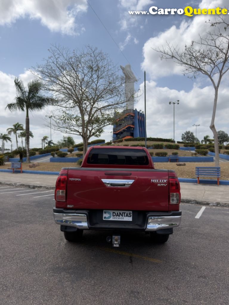 TOYOTA   HILUX CD SRV 4X4 2.8 TDI DIESEL AUT.   VERMELHO 2017 2.8 DIESEL - Loja