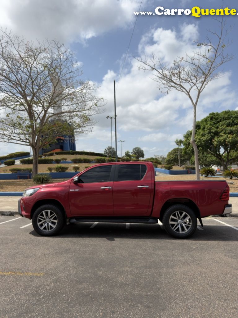 TOYOTA   HILUX CD SRV 4X4 2.8 TDI DIESEL AUT.   VERMELHO 2017 2.8 DIESEL - Loja