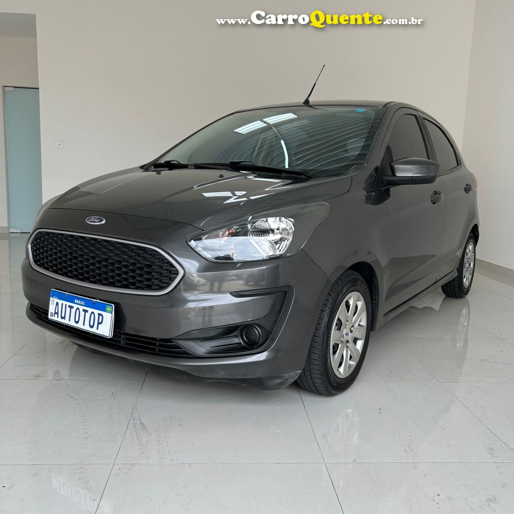 FORD   KA 1.0 SESE PLUS TIVCT FLEX 5P   CINZA 2019 1.0 FLEX - Loja