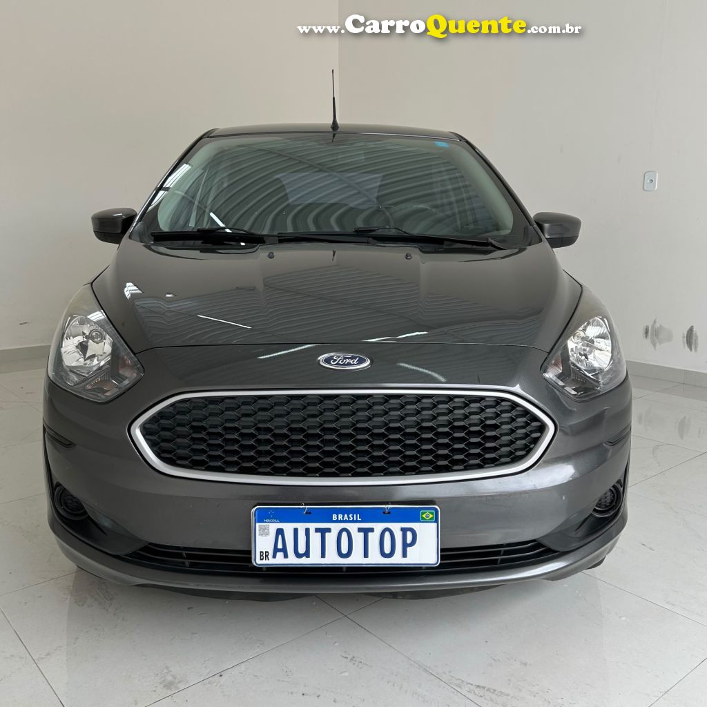 FORD   KA 1.0 SESE PLUS TIVCT FLEX 5P   CINZA 2019 1.0 FLEX - Loja