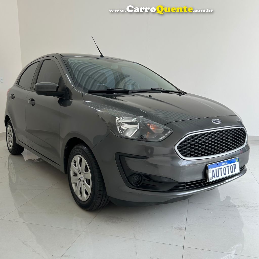 FORD   KA 1.0 SESE PLUS TIVCT FLEX 5P   CINZA 2019 1.0 FLEX - Loja