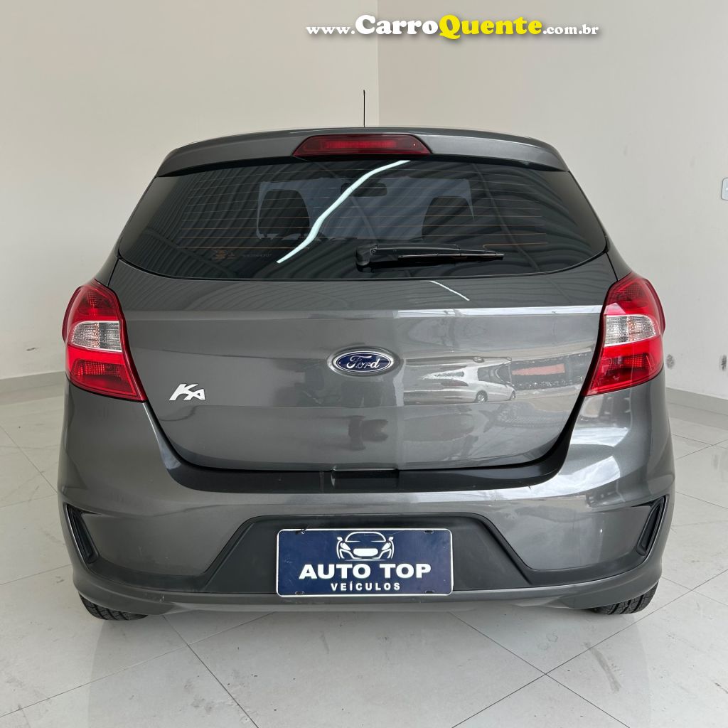 FORD   KA 1.0 SESE PLUS TIVCT FLEX 5P   CINZA 2019 1.0 FLEX - Loja