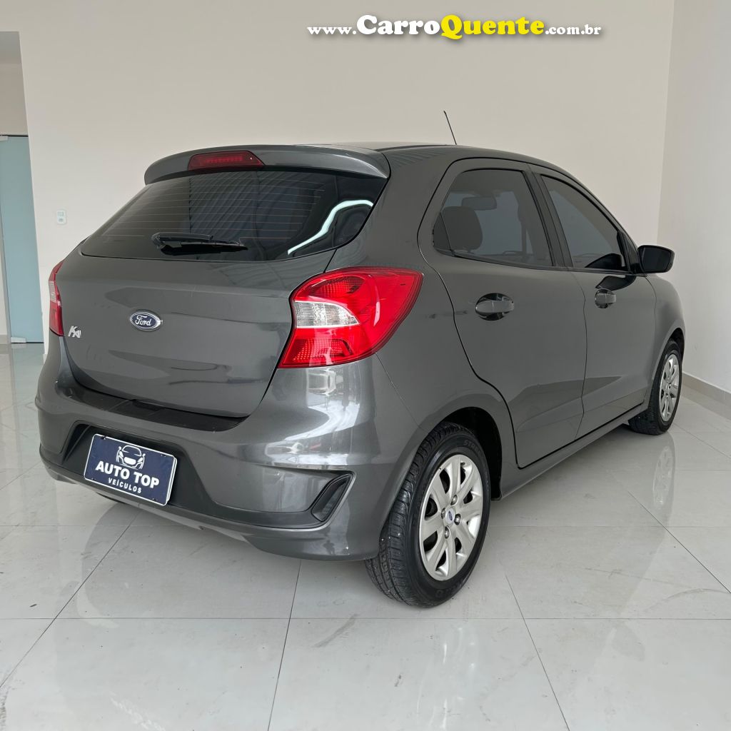 FORD   KA 1.0 SESE PLUS TIVCT FLEX 5P   CINZA 2019 1.0 FLEX - Loja