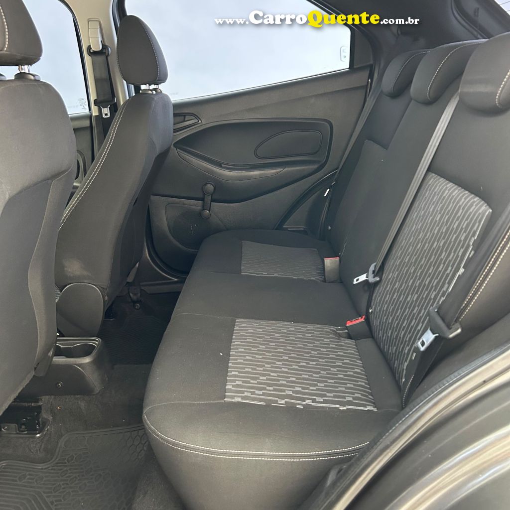 FORD   KA 1.0 SESE PLUS TIVCT FLEX 5P   CINZA 2019 1.0 FLEX - Loja