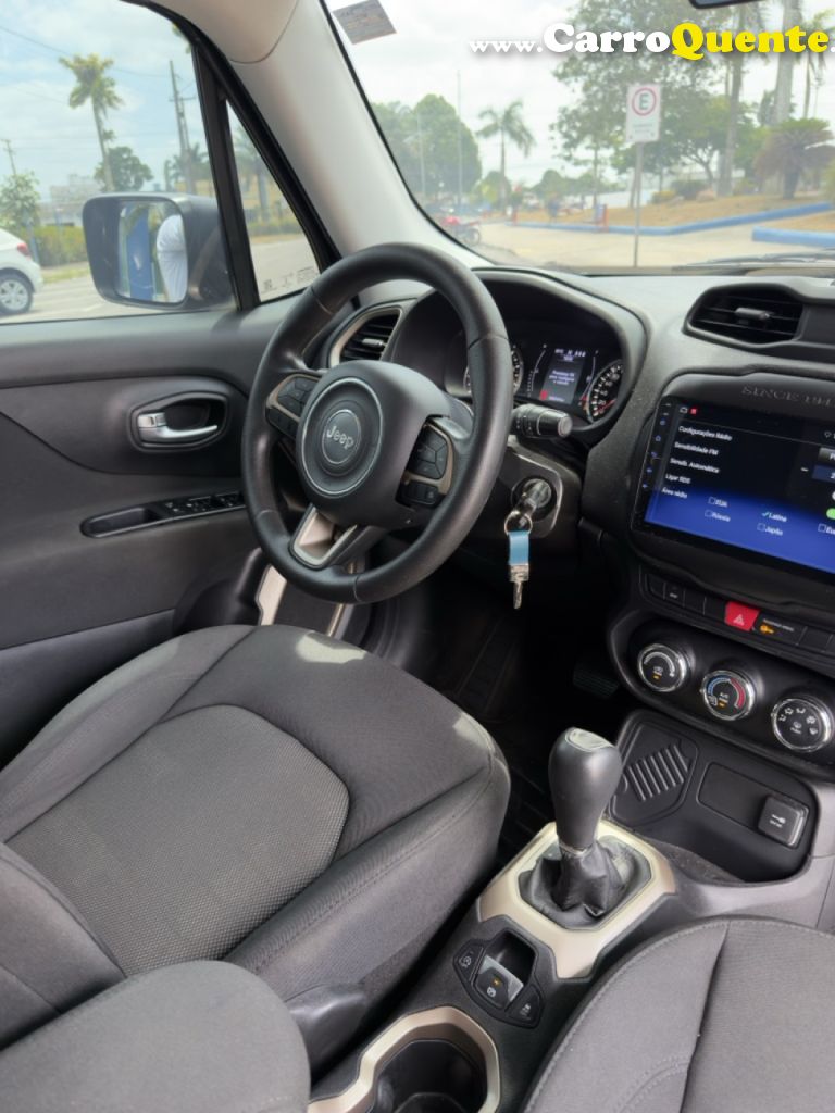 JEEP   RENEGADE1.8 4X2 FLEX 16V AUT.   PRETO 2018 1.8 FLEX - Loja