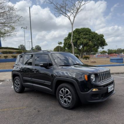 JEEP   RENEGADE1.8 4X2 FLEX 16V AUT.   PRETO 2018 1.8 FLEX
