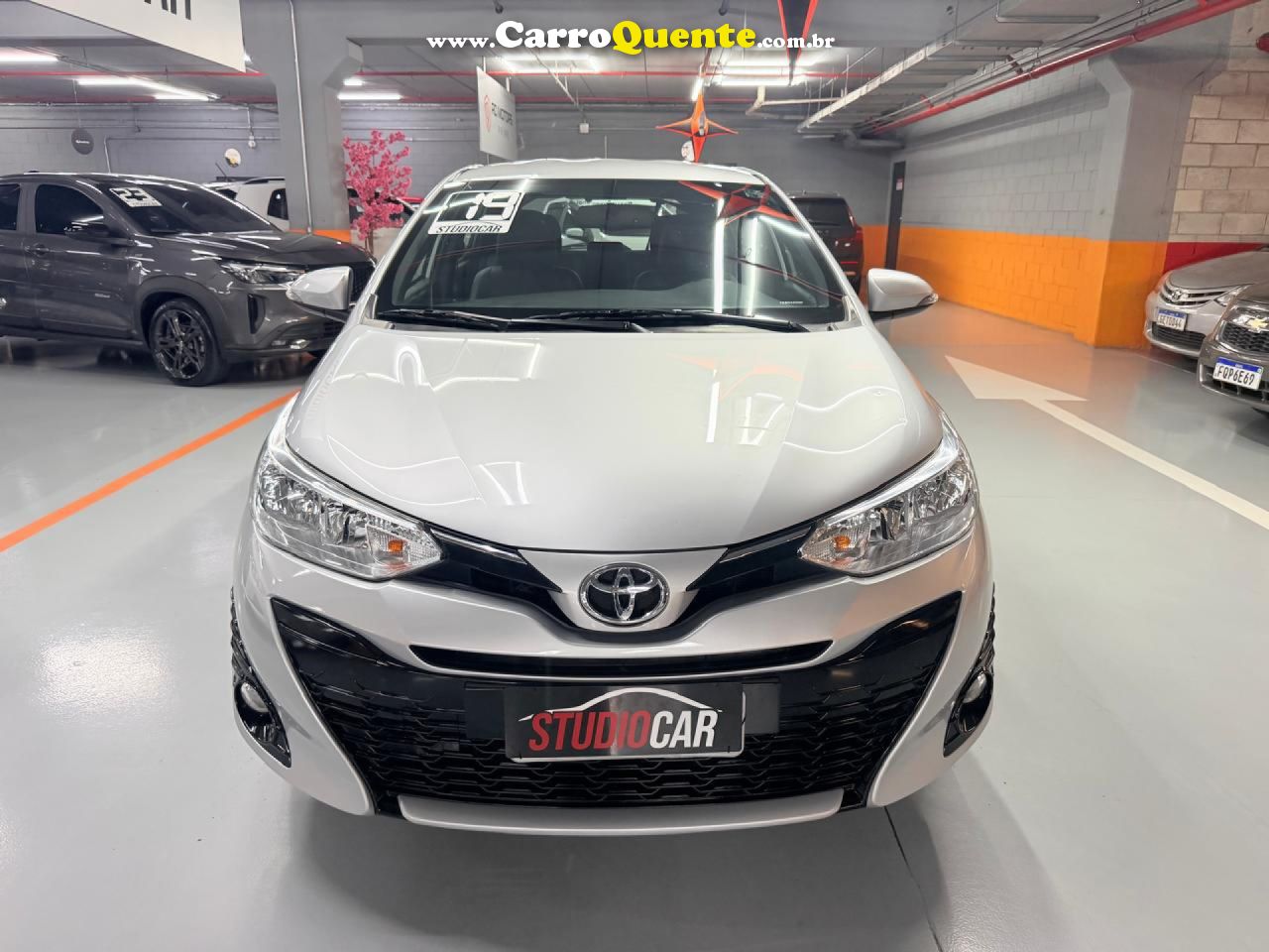 TOYOTA   YARIS XS 1.5 FLEX 16V 5P AUT.   PRATA 2019 1.5 FLEX - Loja