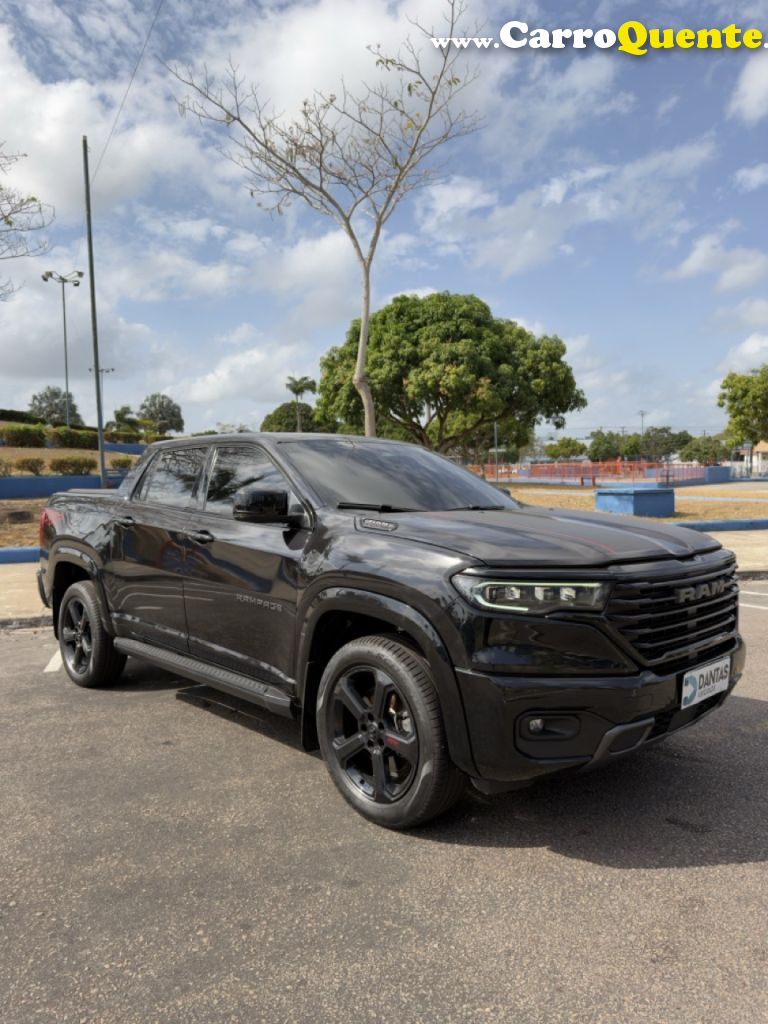 RAM   RAMPAGE RT HURRIC. 4 2.0 TB CD 4X4 AUT.   PRETO 2024 2.0 GASOLINA - Loja