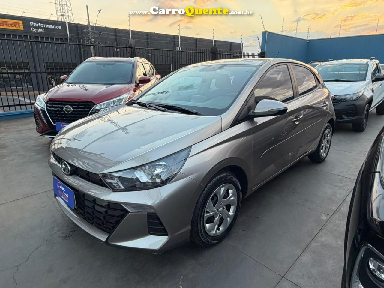 HYUNDAI   HB20 COMFORT 1.0 FLEX 12V MEC.   PRATA 2024 1.0 FLEX - Loja