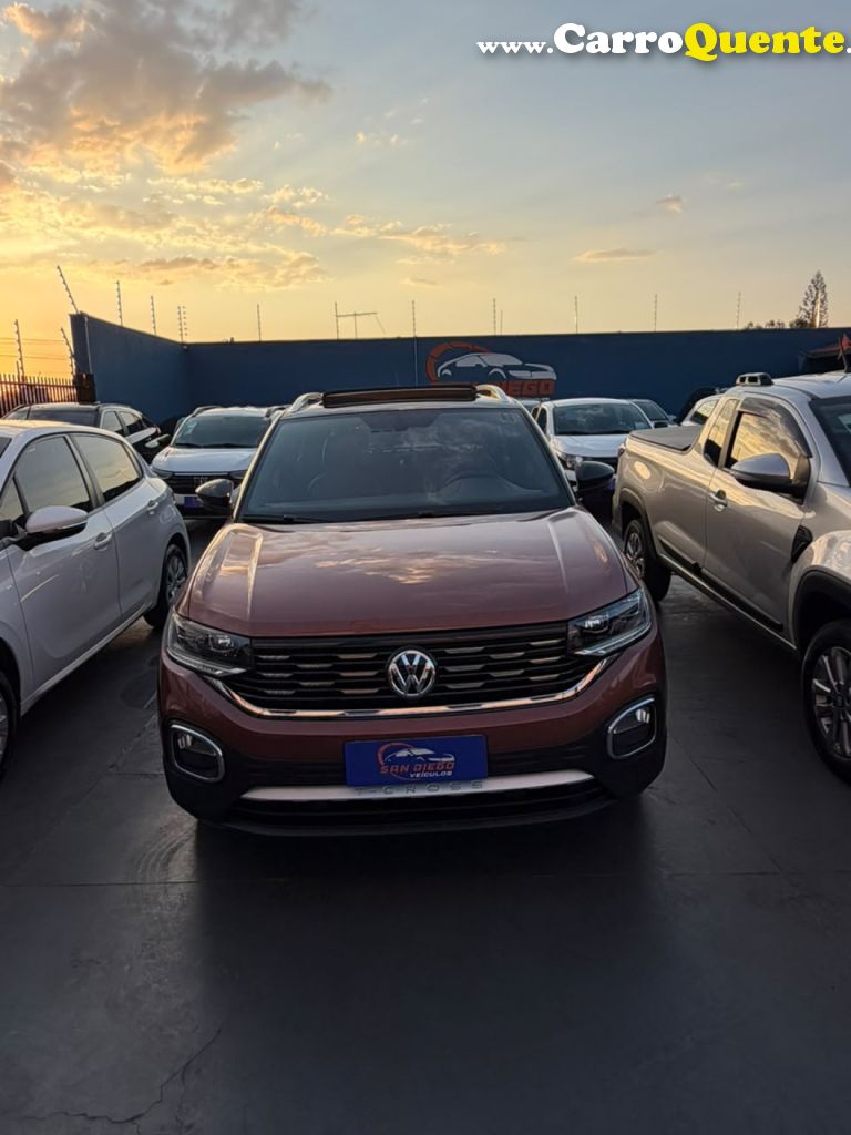 VOLKSWAGEN   T-CROSS HIGHLINE 1.4 TSI FLEX 16V 5P AUT   MARROM 2020 1.4 FLEX - Loja