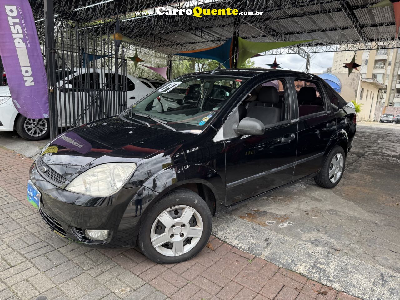 FORD   FIESTA SED. 1.6 8V FLEX 4P   PRETO 2007 1.6 FLEX - Loja