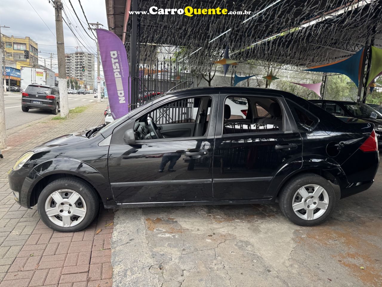 FORD   FIESTA SED. 1.6 8V FLEX 4P   PRETO 2007 1.6 FLEX - Loja