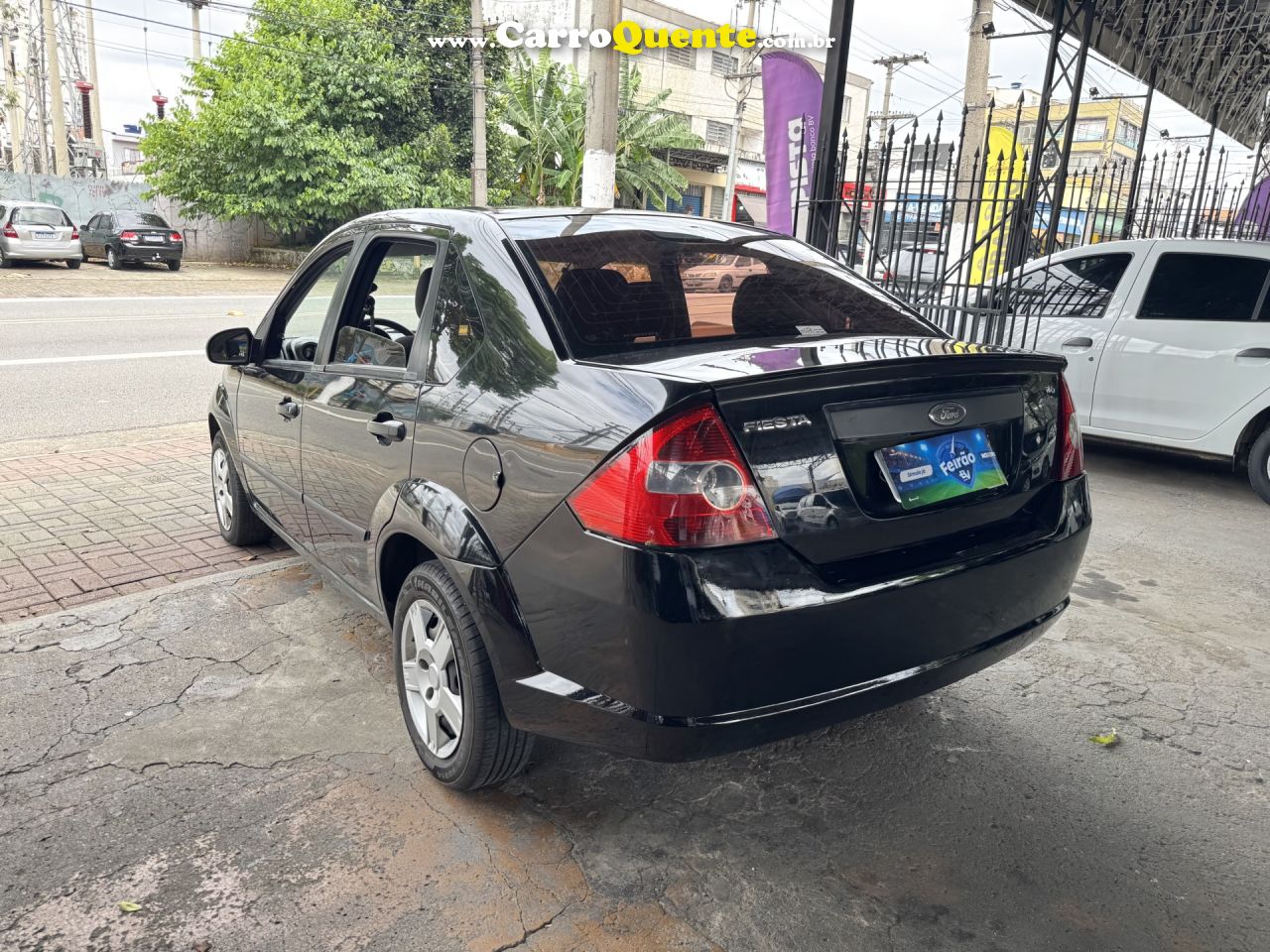 FORD   FIESTA SED. 1.6 8V FLEX 4P   PRETO 2007 1.6 FLEX - Loja