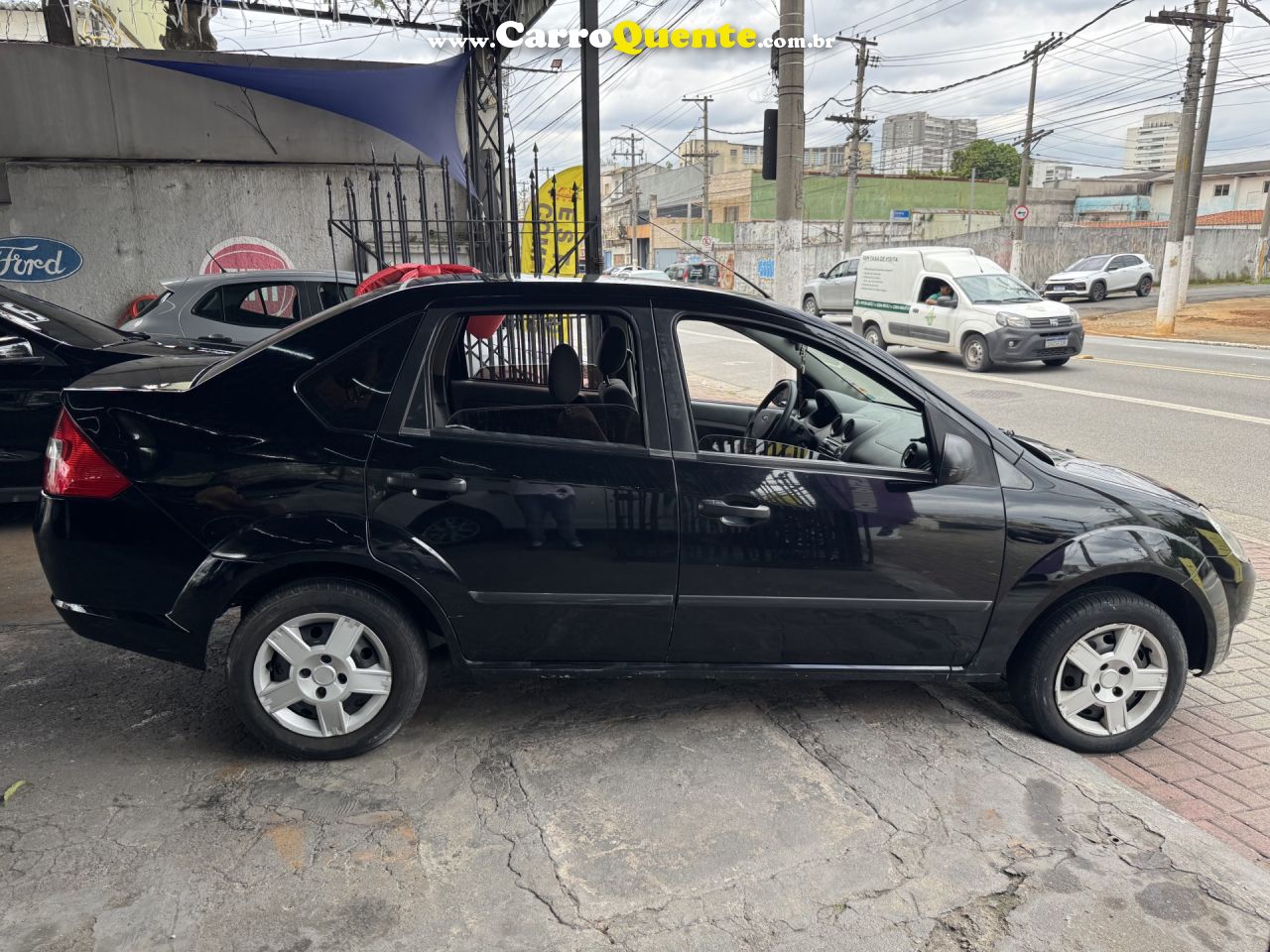 FORD   FIESTA SED. 1.6 8V FLEX 4P   PRETO 2007 1.6 FLEX - Loja