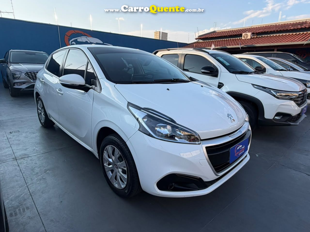 PEUGEOT   208 ACTIVE 1.2 FLEX 12V 5P MEC.   BRANCO 2018 1.2 FLEX - Loja