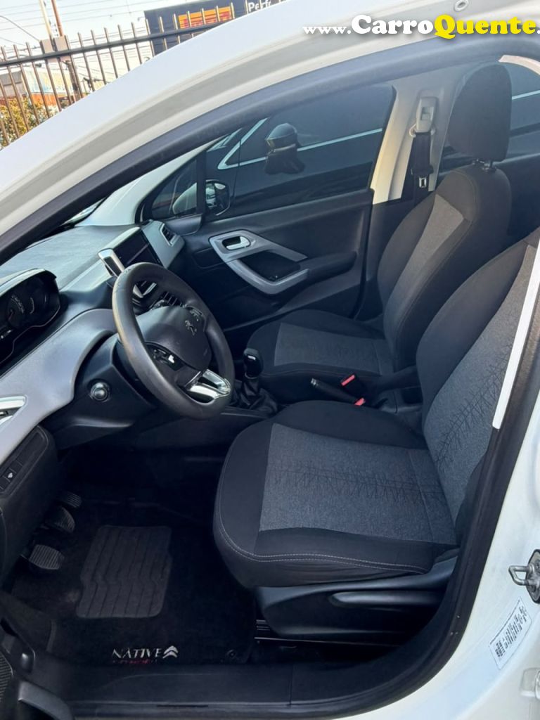 PEUGEOT   208 ACTIVE 1.2 FLEX 12V 5P MEC.   BRANCO 2018 1.2 FLEX - Loja