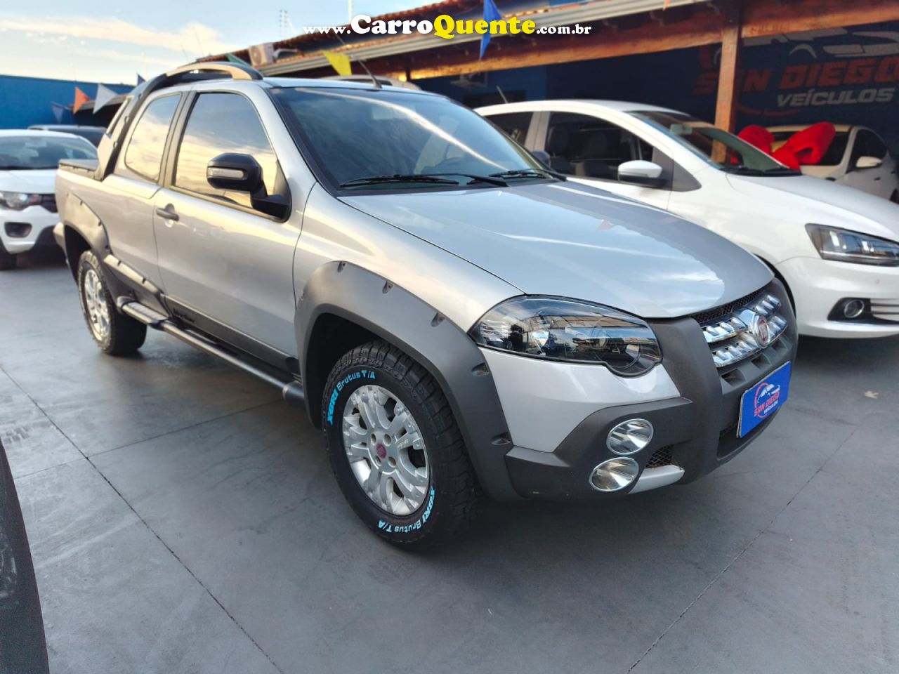 FIAT   STRADA ADVENTURE1.8 1.8 LOCKER FLEX CD   PRATA 2010 1.8 FLEX - Loja