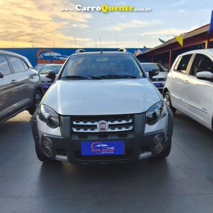 FIAT   STRADA ADVENTURE1.8 1.8 LOCKER FLEX CD   PRATA 2010 1.8 FLEX