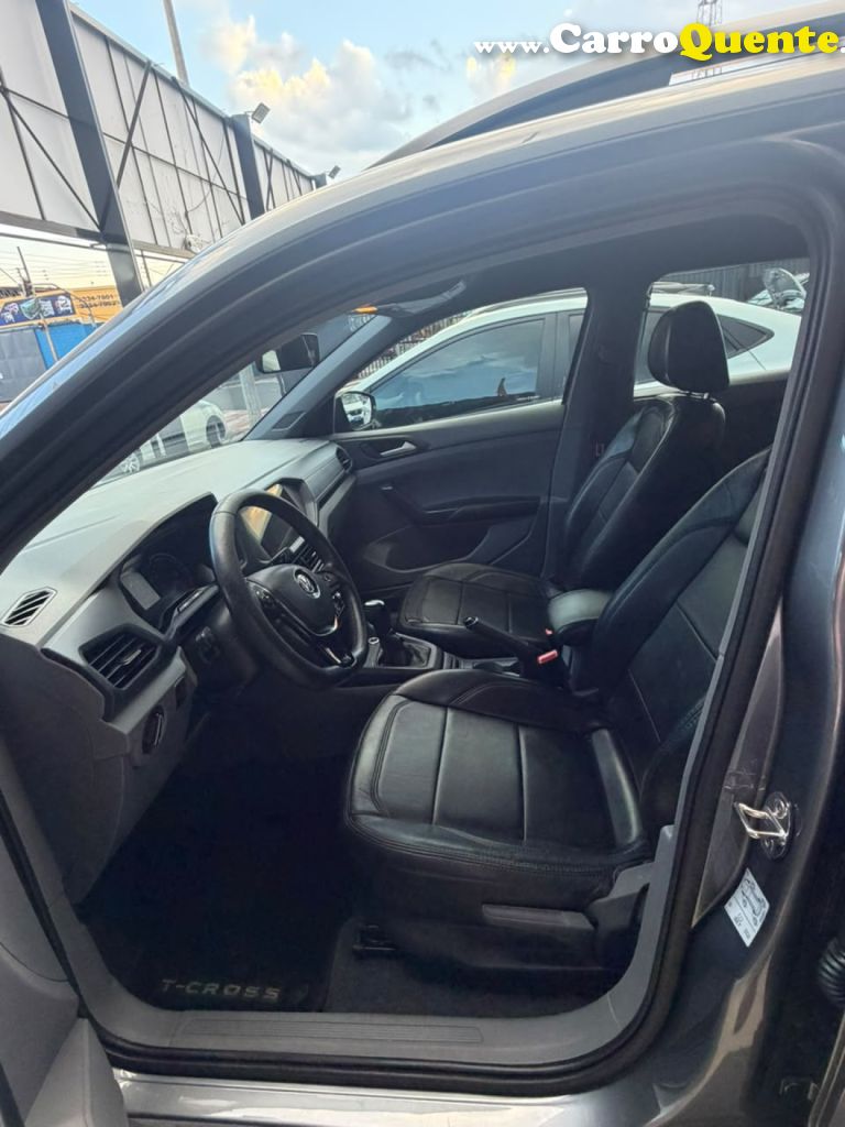 VOLKSWAGEN   T-CROSS 1.0 TSI FLEX 12V 5P AUT.   CINZA 2021 1.0 FLEX - Loja