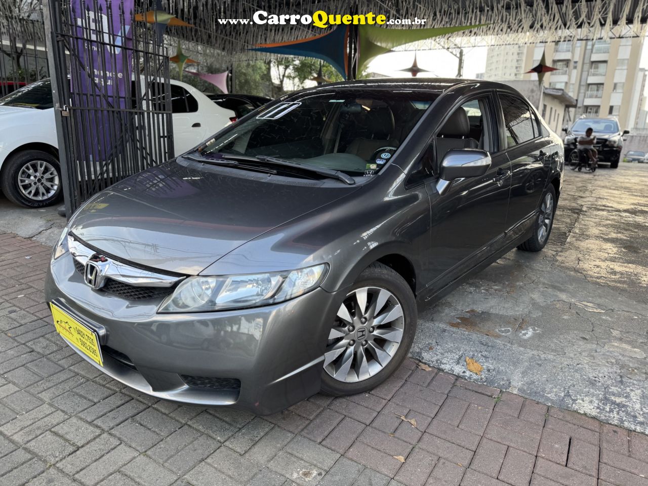 HONDA   CIVIC SED. LXL LXL SE 1.8 FLEX 16V AUT.   CINZA 2011 1.8 FLEX - Loja