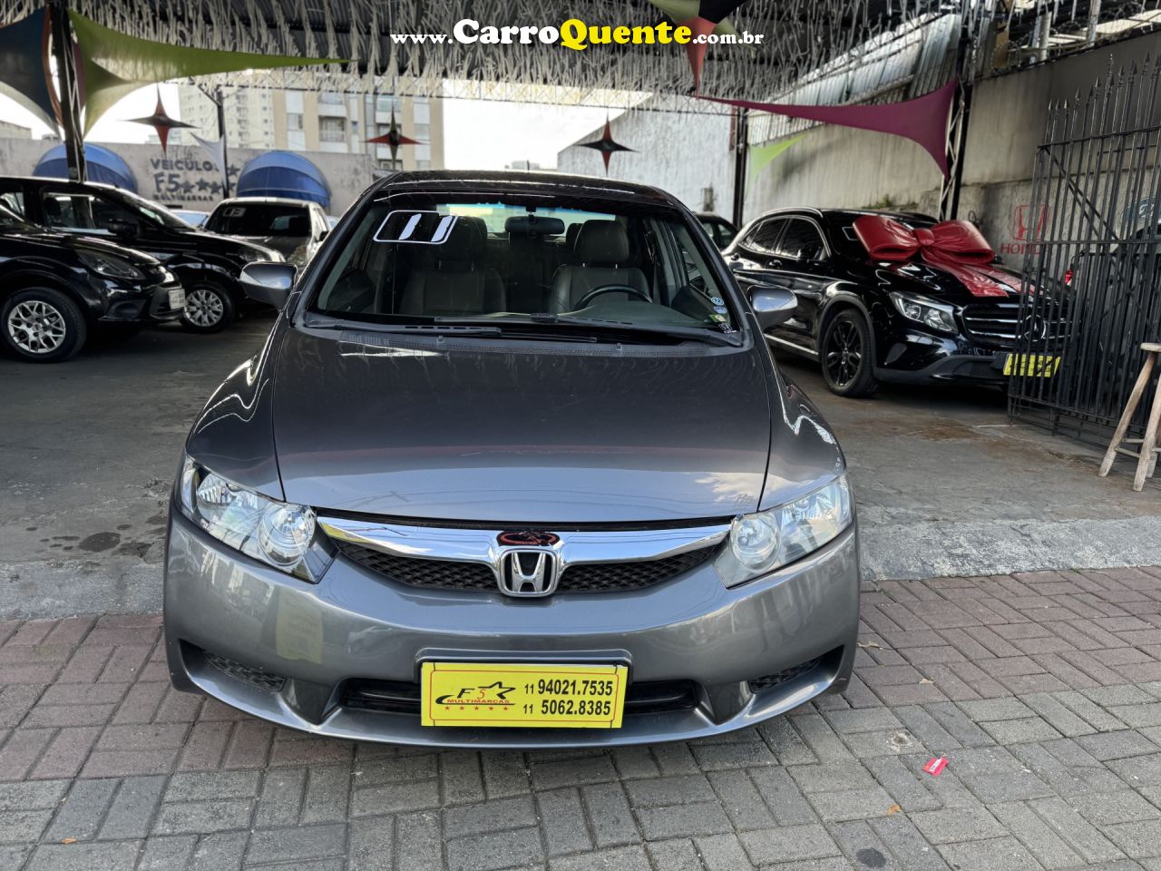 HONDA   CIVIC SED. LXL LXL SE 1.8 FLEX 16V AUT.   CINZA 2011 1.8 FLEX - Loja