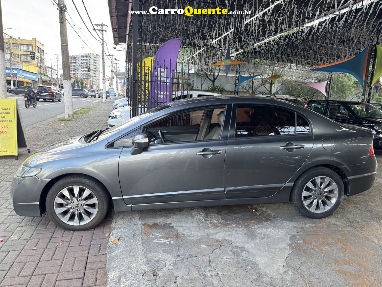 HONDA   CIVIC SED. LXL LXL SE 1.8 FLEX 16V AUT.   CINZA 2011 1.8 FLEX - Loja