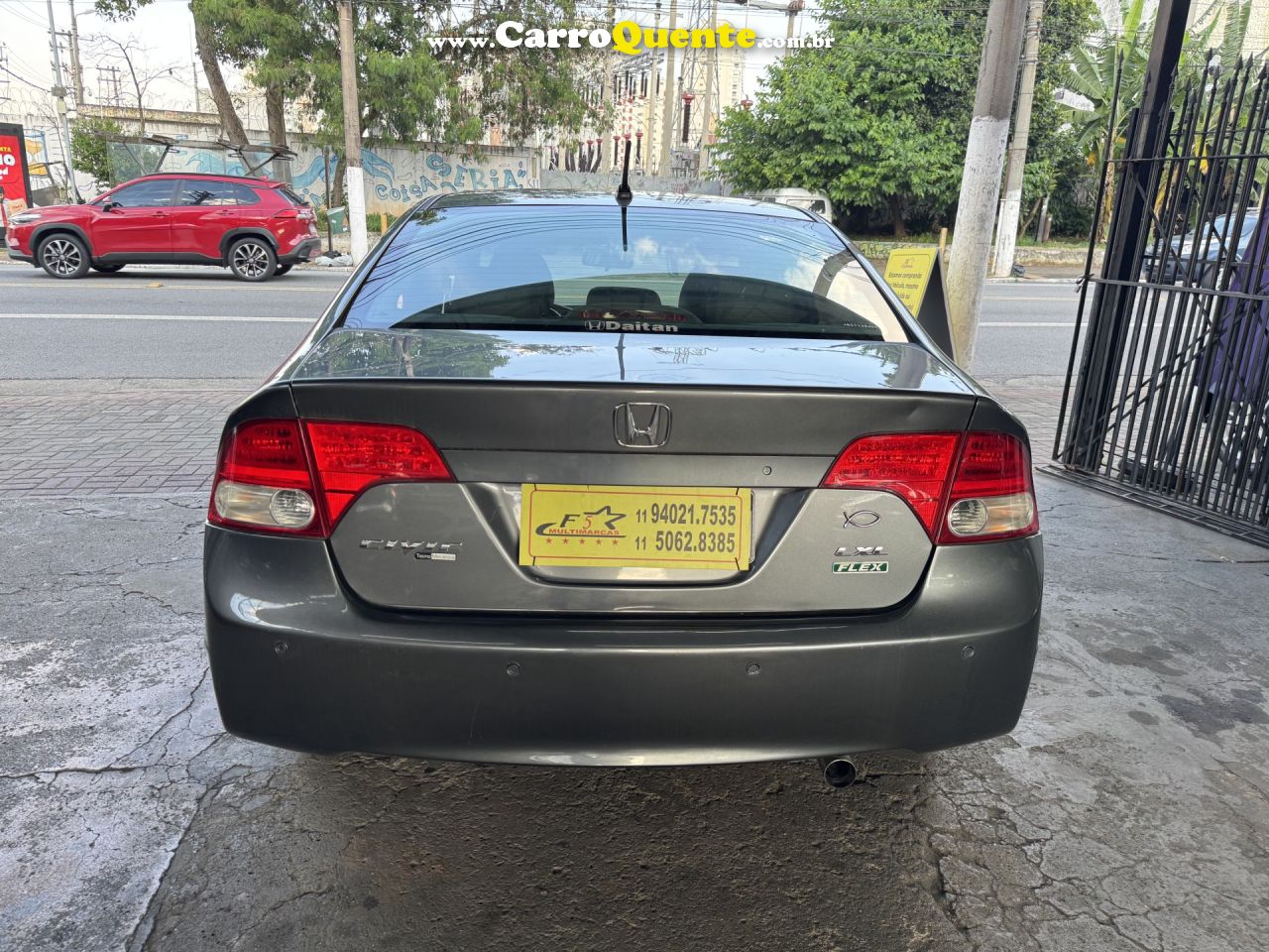 HONDA   CIVIC SED. LXL LXL SE 1.8 FLEX 16V AUT.   CINZA 2011 1.8 FLEX - Loja