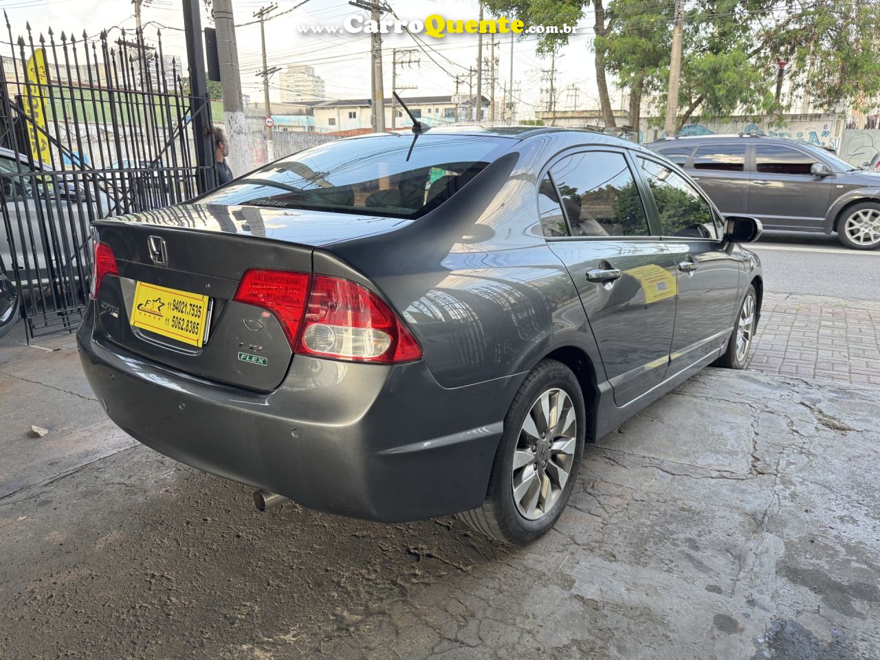 HONDA   CIVIC SED. LXL LXL SE 1.8 FLEX 16V AUT.   CINZA 2011 1.8 FLEX - Loja