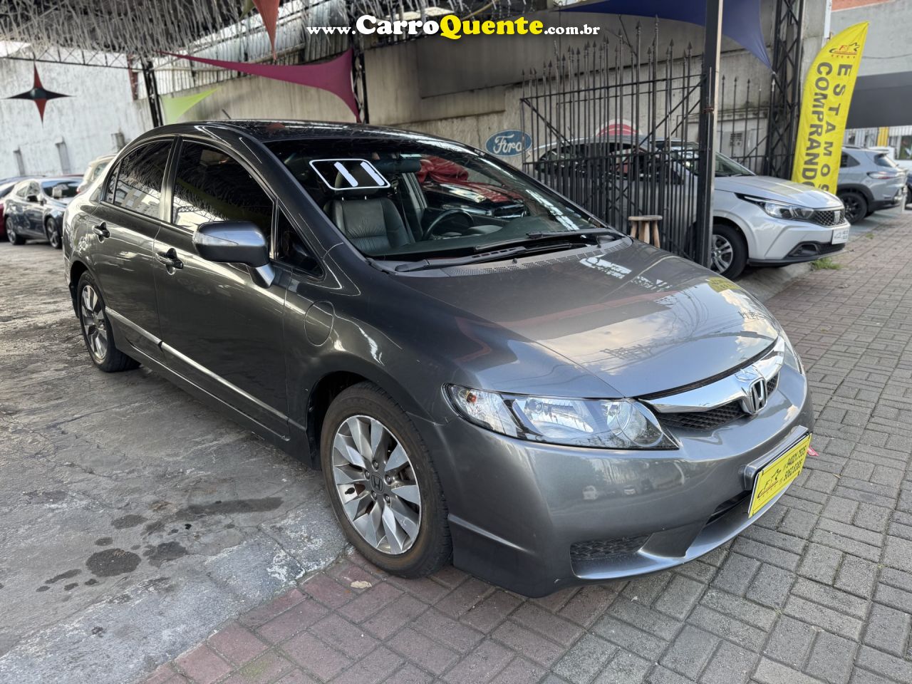 HONDA   CIVIC SED. LXL LXL SE 1.8 FLEX 16V AUT.   CINZA 2011 1.8 FLEX - Loja