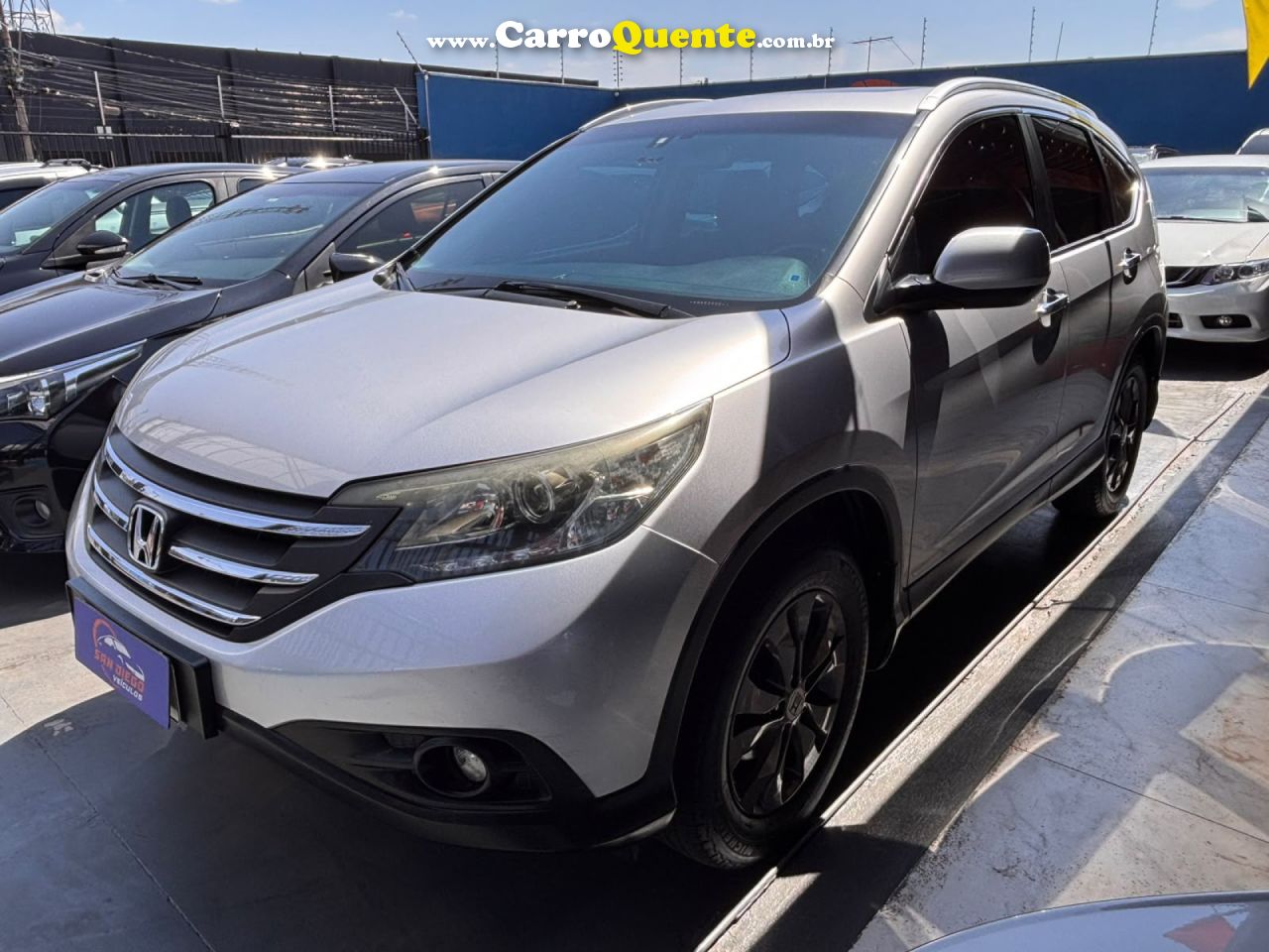 HONDA   CR-V EXL 2.0 16V 4WD2.0 FLEXONE AUT.   PRATA 2014 2.0 FLEX - Loja