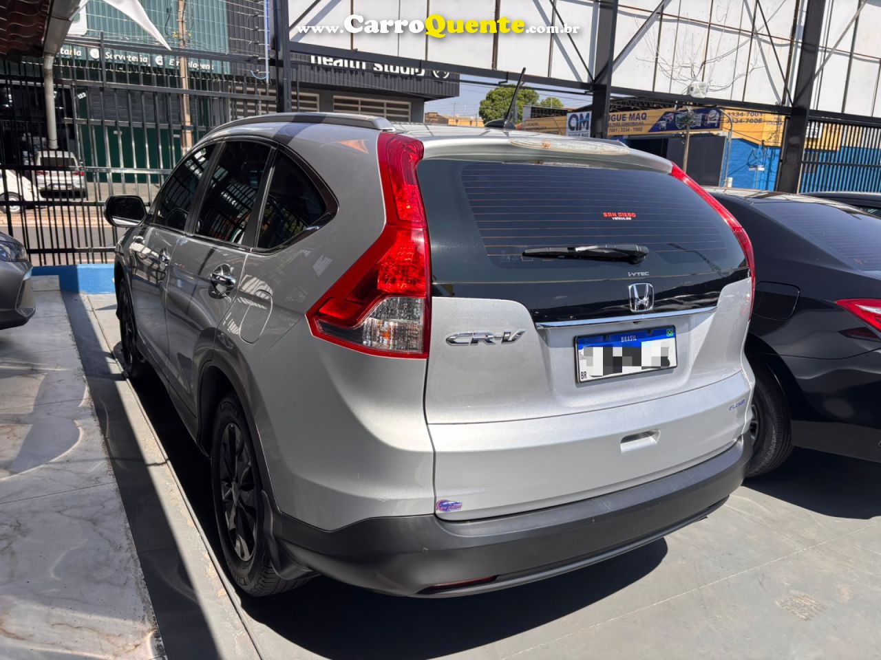 HONDA   CR-V EXL 2.0 16V 4WD2.0 FLEXONE AUT.   PRATA 2014 2.0 FLEX - Loja