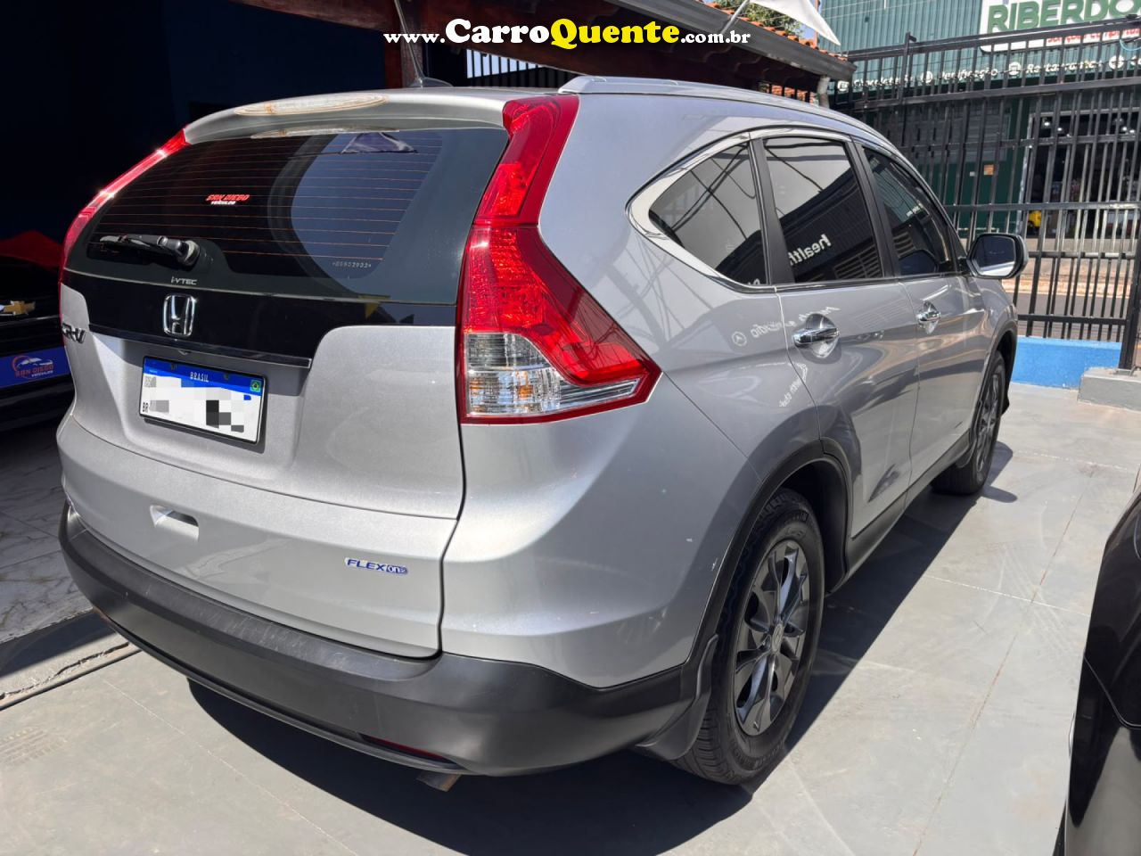 HONDA   CR-V EXL 2.0 16V 4WD2.0 FLEXONE AUT.   PRATA 2014 2.0 FLEX - Loja