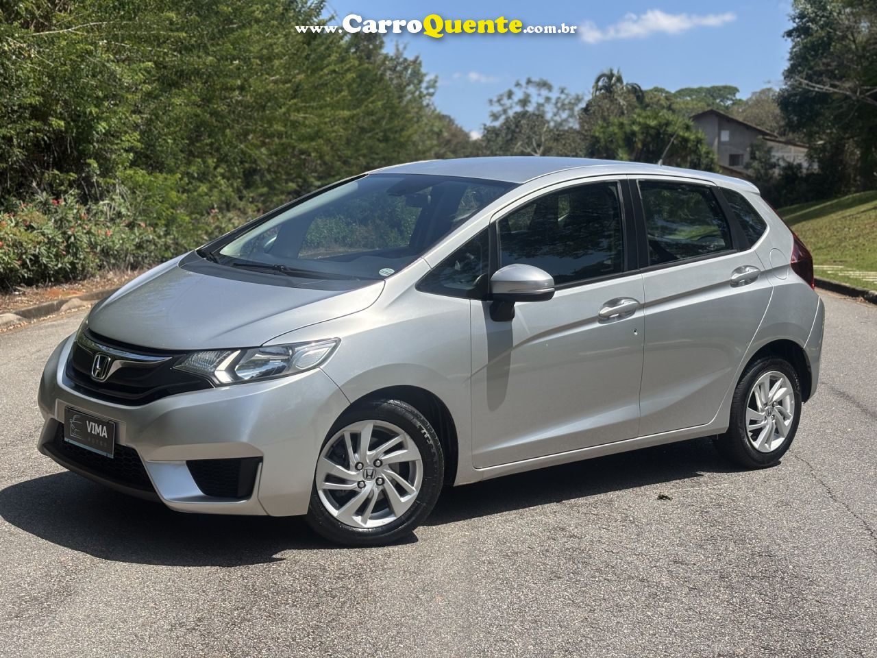 HONDA   FIT LX 1.5 FLEXONE 16V 5P MEC.   PRATA 2015 1.5 FLEX - Loja