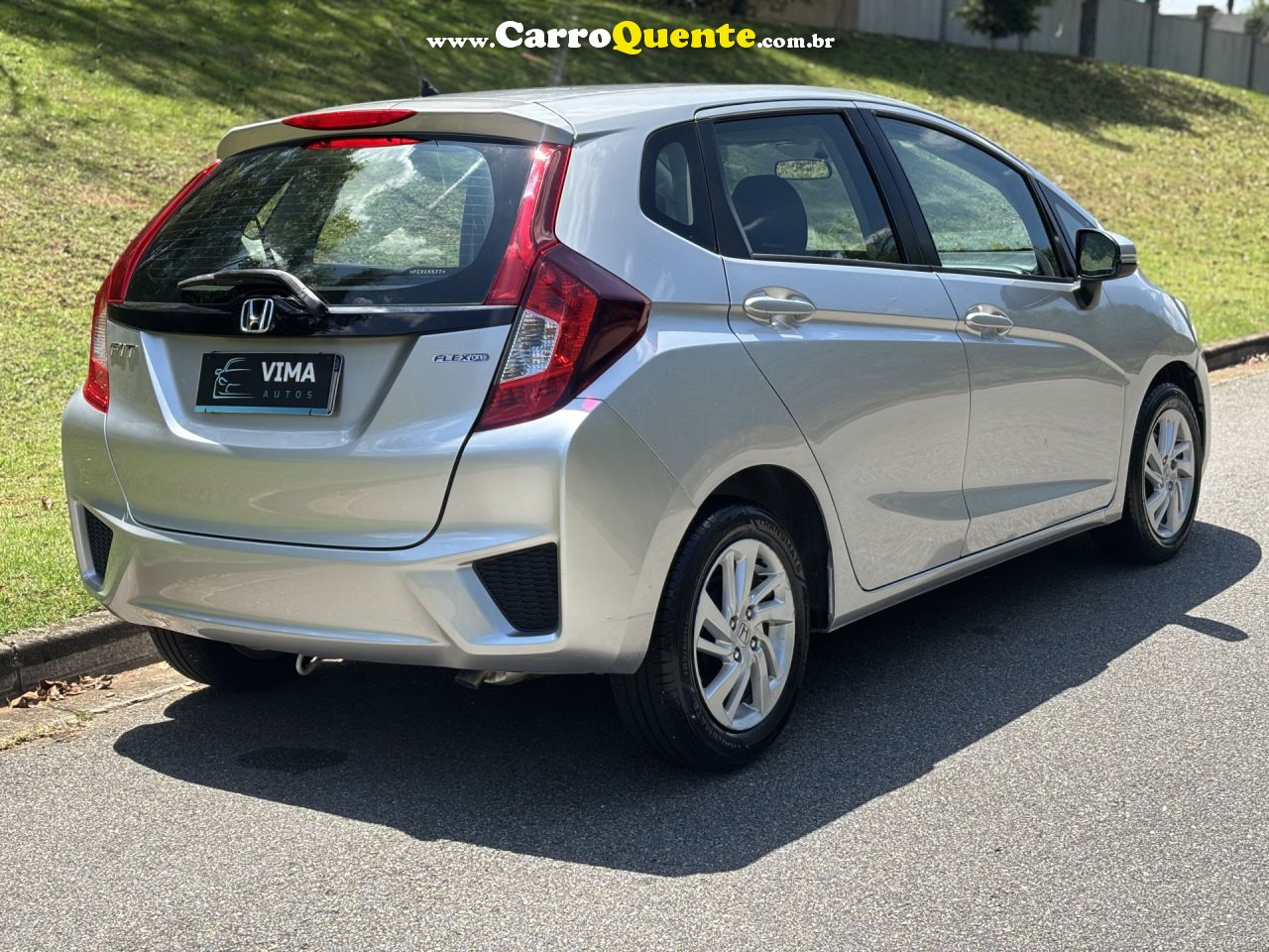 HONDA   FIT LX 1.5 FLEXONE 16V 5P MEC.   PRATA 2015 1.5 FLEX - Loja