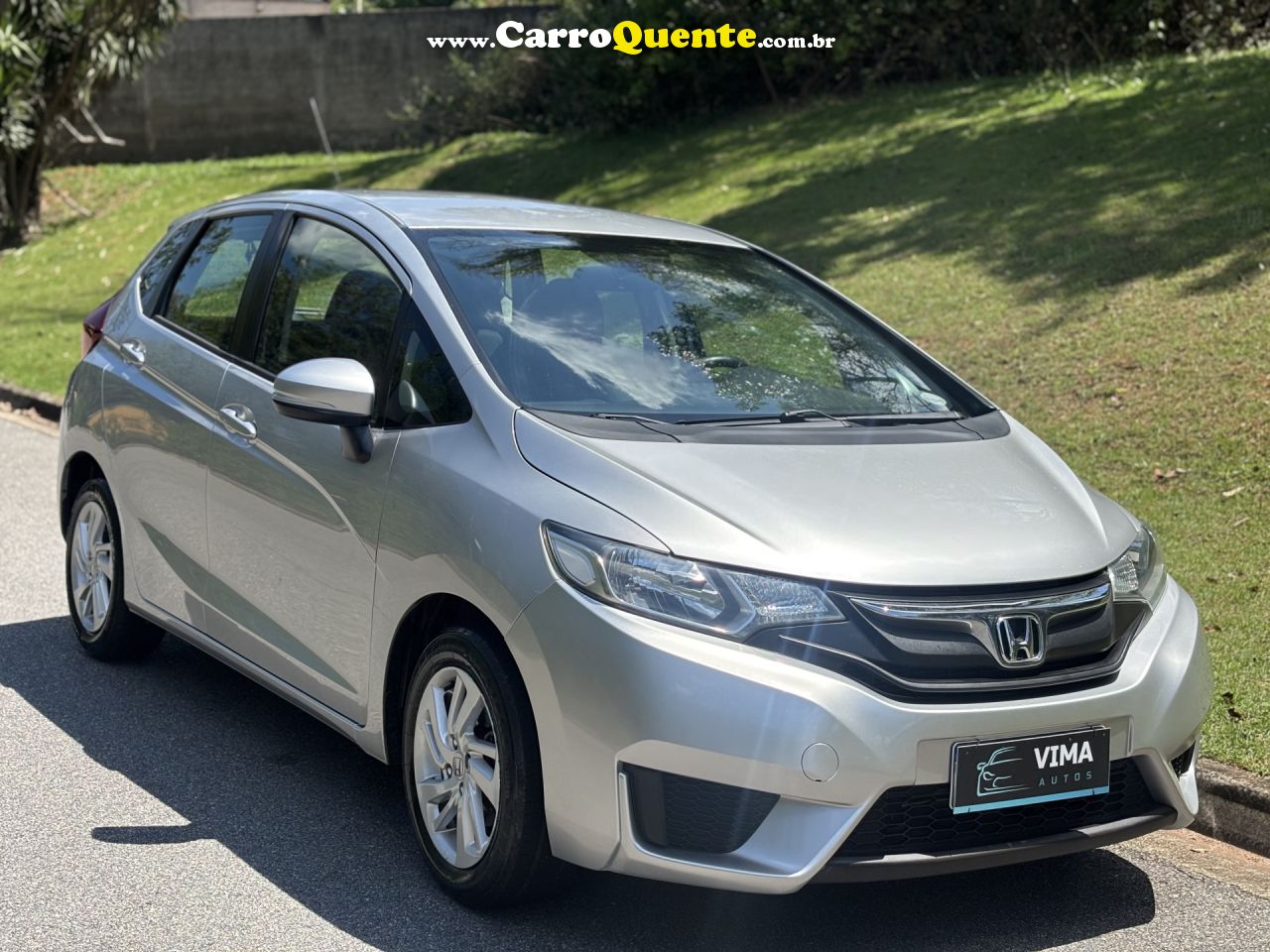 HONDA   FIT LX 1.5 FLEXONE 16V 5P MEC.   PRATA 2015 1.5 FLEX - Loja