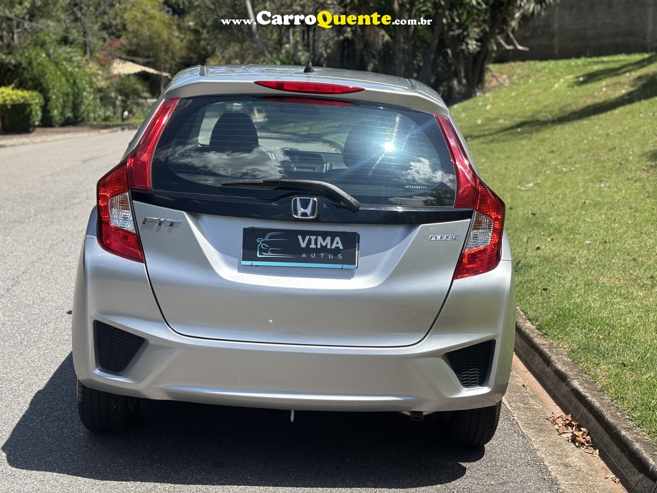 HONDA   FIT LX 1.5 FLEXONE 16V 5P MEC.   PRATA 2015 1.5 FLEX - Loja