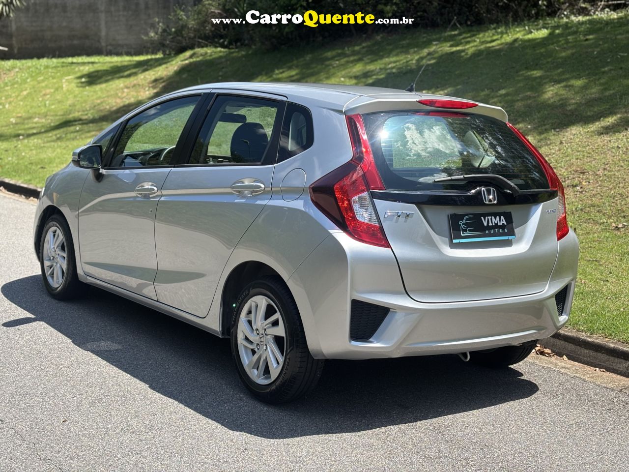 HONDA   FIT LX 1.5 FLEXONE 16V 5P MEC.   PRATA 2015 1.5 FLEX - Loja