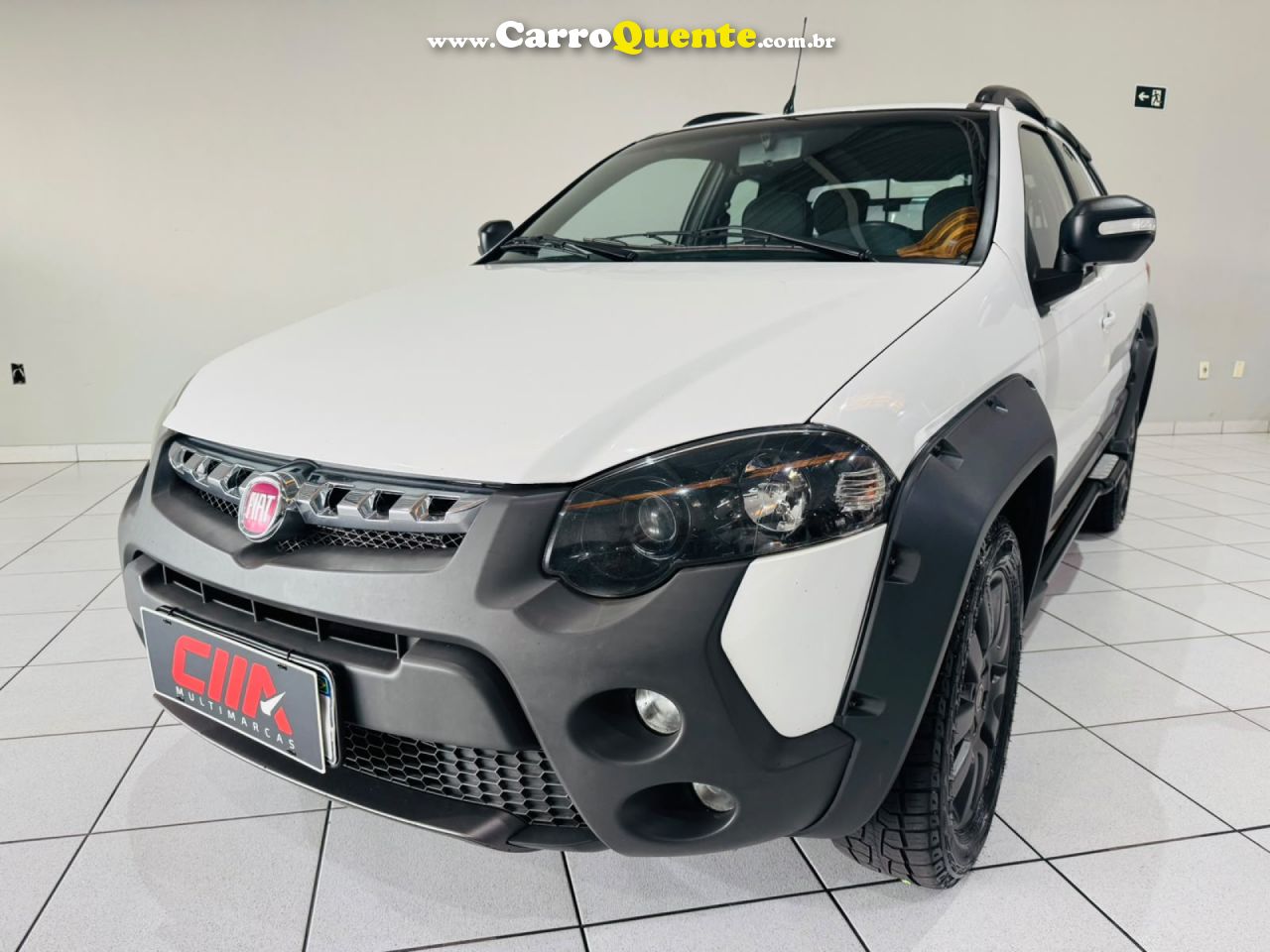 FIAT   STRADA ADVENTURE1.8 1.8 LOCKER FLEX CD   BRANCO 2020 1.8 FLEX - Loja